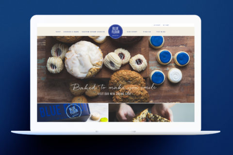 Blue Flour Bakery web site launch