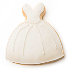 Wedding Dress Sugar Cookie | Blue Flour Bakery