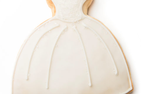 Wedding Dress Sugar Cookie | Blue Flour Bakery